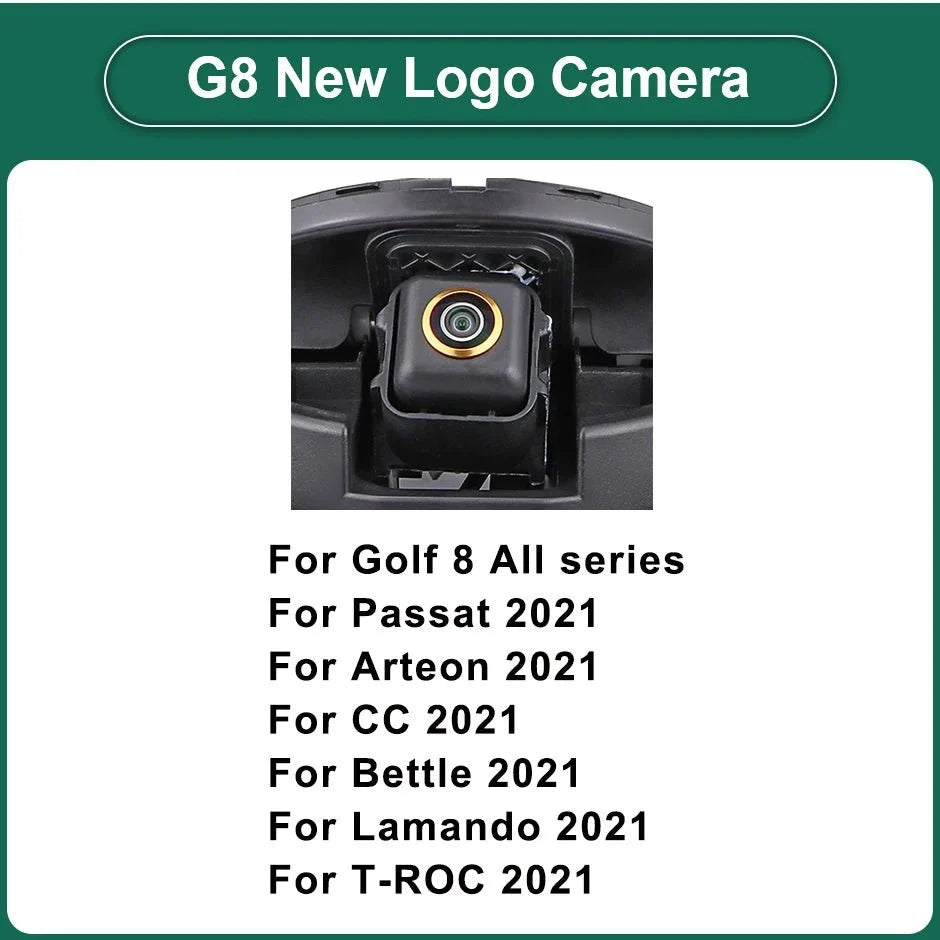 170 Degree AHD 1080P Flip Emblem Rear View Camera For VW Golf 6 7 8 - stepyours.com
