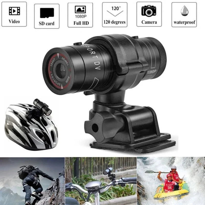 Mini Sport DV Action Camera Helmet Waterproof 1080P Camcorder For Bike - stepyours.com