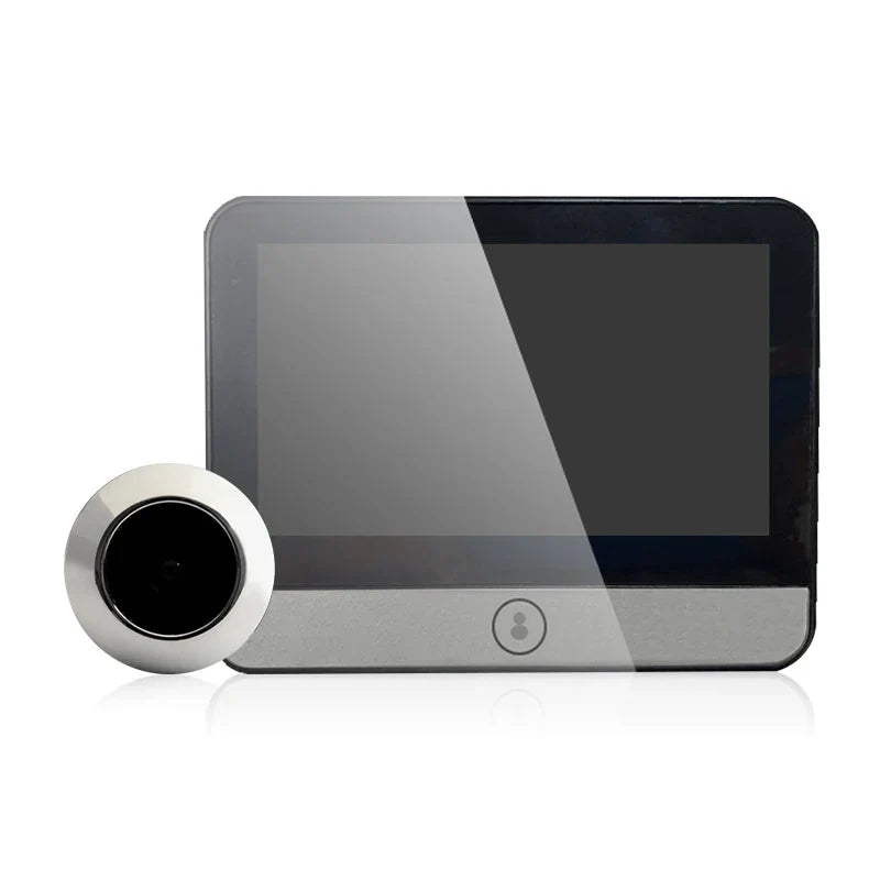 Smart Cat Eye Doorbell 4.3 Inch IPS Display 2K Video - stepyours.com