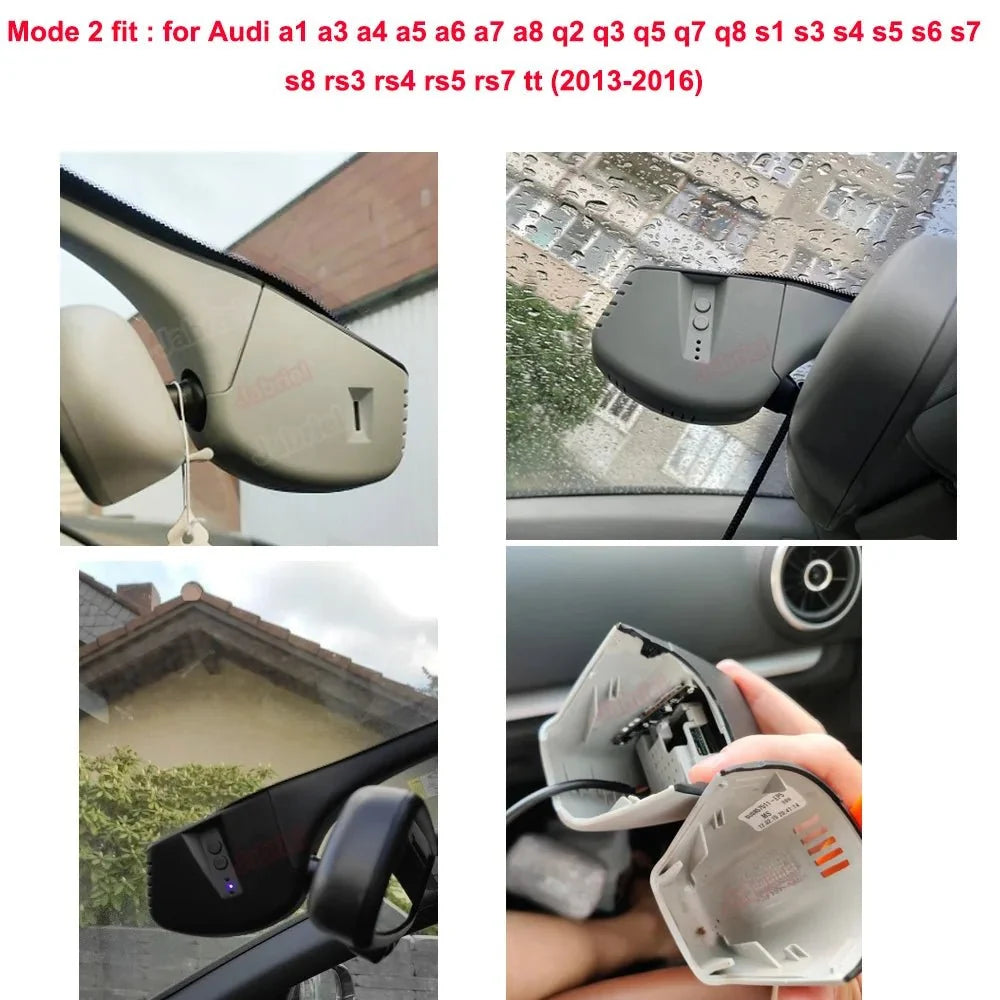 Plug And Play Audi Dash Cam With App Control 1080p Front Camera A3 A4 A5 A6 Q5 Q7 - stepyours.com