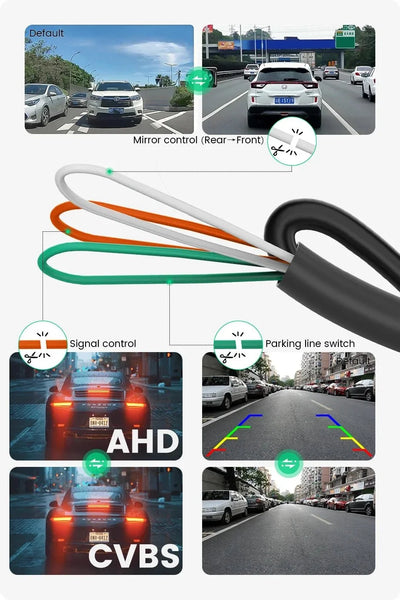170 Degree AHD Rear View Camera with Night Vision Fisheye Lens - stepyours.com