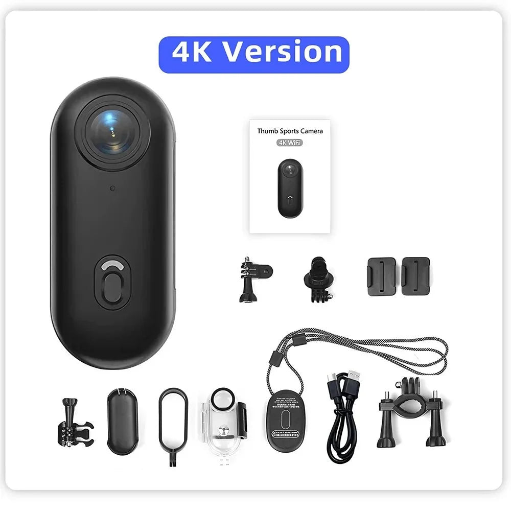 4K Motorcycle Mini Action Camera WiFi POV Recorder Lightweight Sport Cam - stepyours.com