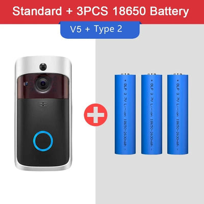 HD Video Doorbell WiFi Night Vision With Motion Alerts - stepyours.com