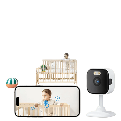BESDER 5MP Mini Cube Camera - AI Human Detection and Two - Way Audio - stepyours.com