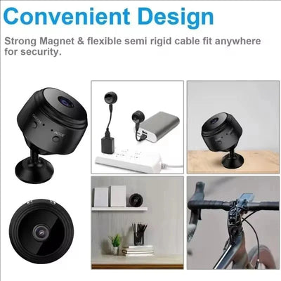 A9 WiFi Mini Camera - 720P HD Security Monitoring And Night Vision - stepyours.com