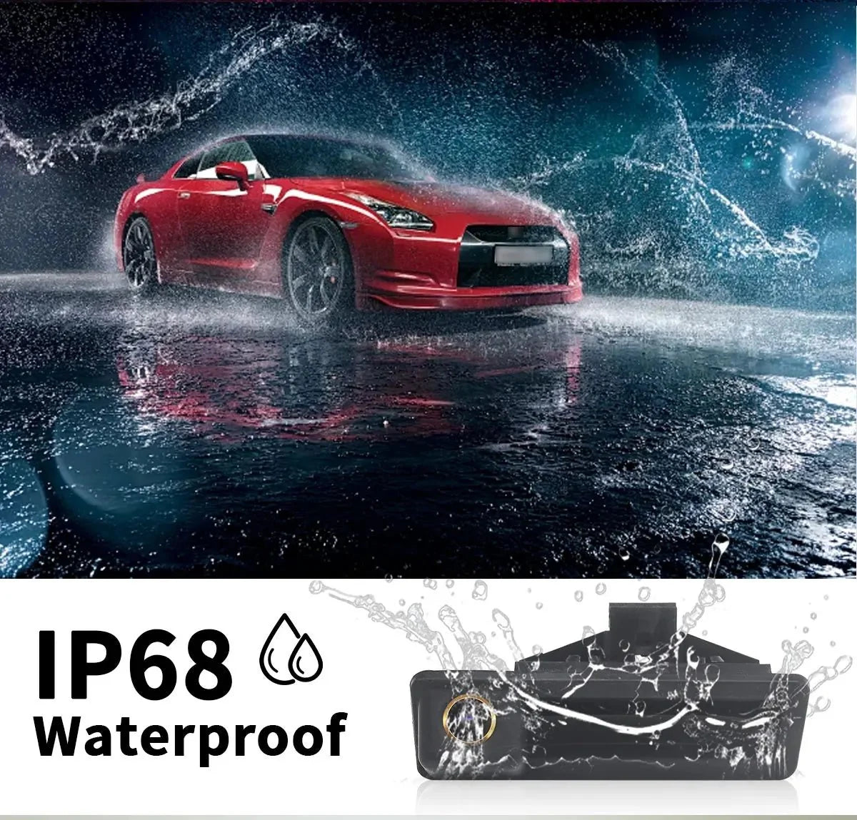 AHD 1080P 170 Rear View Camera Trunk Handle For BMW 3 5 Series X5 X6 Waterproof - stepyours.com