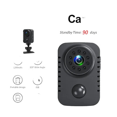 MD29 1080P Mini Cam Motion Activated Nanny Cam For Cars 8H - stepyours.com