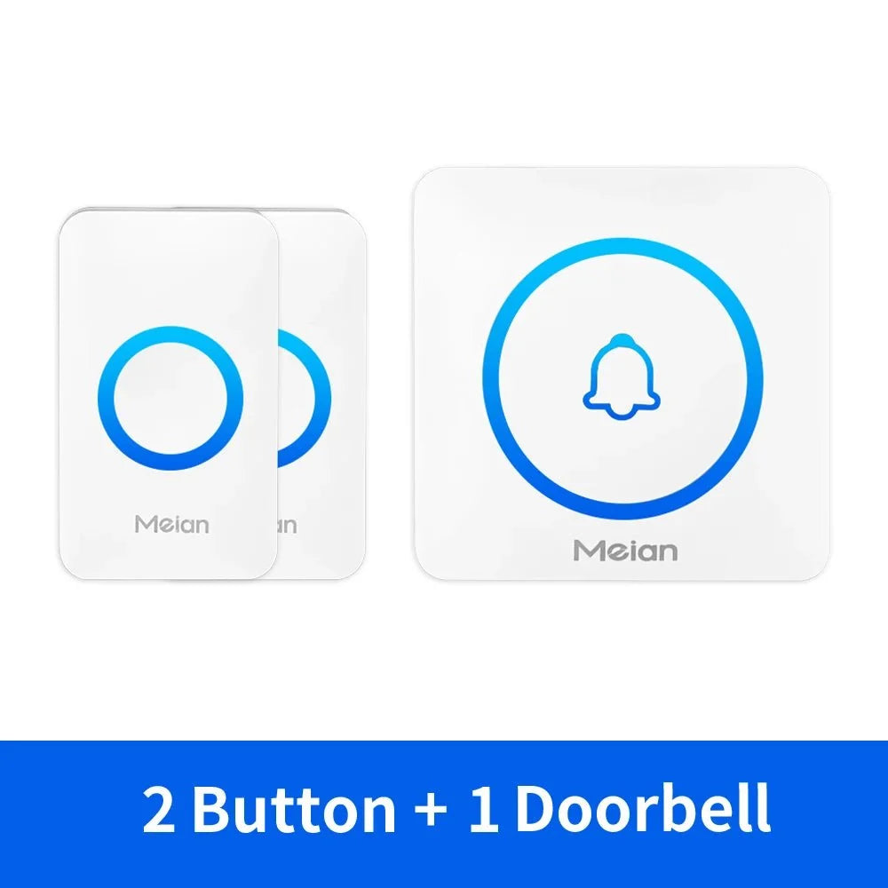 Meian Smart Wireless Doorbell IP65 Waterproof 60 Songs - stepyours.com