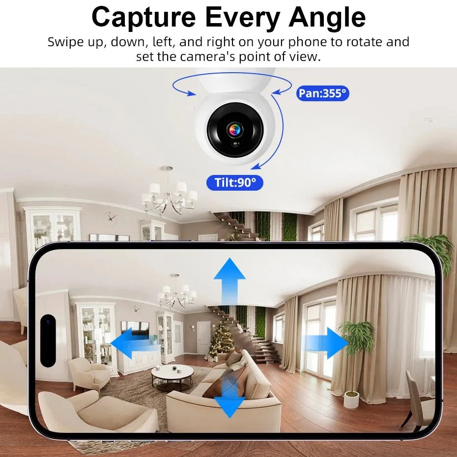 Fuers 5MP WiFi Camera Tuya Smart AI Motion Baby Monitor - stepyours.com