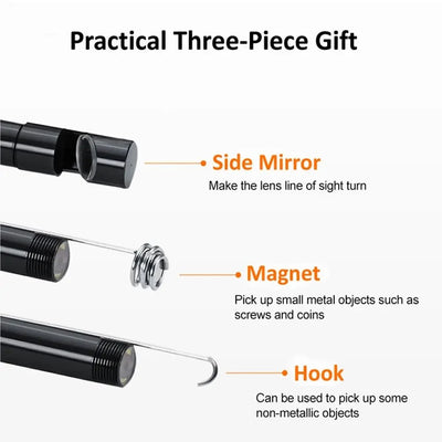 7.0mm Type C Endoscope Camera IP67 Waterproof 6 LEDs USB Android Borescope - stepyours.com
