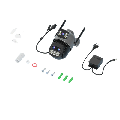 BESDER 15MP WiFi Outdoor Camera Dual Screen 10X Zoom PTZ Security IP Cam - stepyours.com