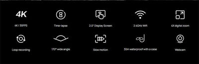 SJCAM SJ4000 Air Action Camera 4K Video 30M Waterproof WiFi Sports Cam - stepyours.com