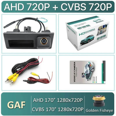 AHD 1080P Rear View Camera for VW Passat Golf Jetta Polo 170 Degree Wide - stepyours.com