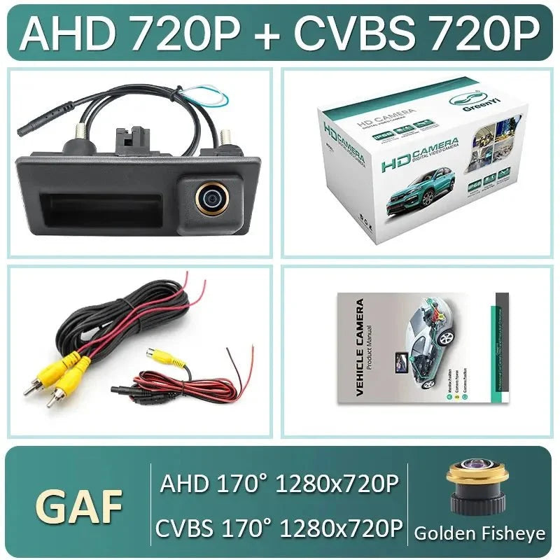 AHD 1080P Rear View Camera for VW Passat Golf Jetta Polo 170 Degree Wide - stepyours.com
