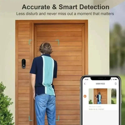 Tuya WiFi Doorbell Camera Outdoor Waterproof Night Vision - stepyours.com