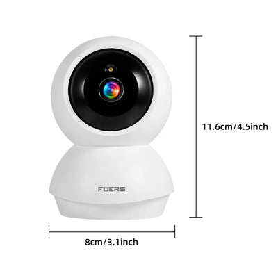 Fuers 4K 8MP Indoor IP Camera WiFi With Auto Tracking - Tuya App Compatible - stepyours.com