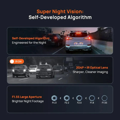 70mai 4K Dash Cam A800SE GPS ADAS Voice Control Ultra HD WiFi 6 - stepyours.com