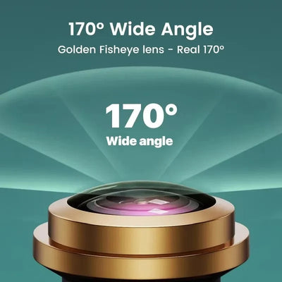 Golden Fisheye Car Rear View Camera 170 Degree AHD Waterproof Full HD Night Vision - stepyours.com