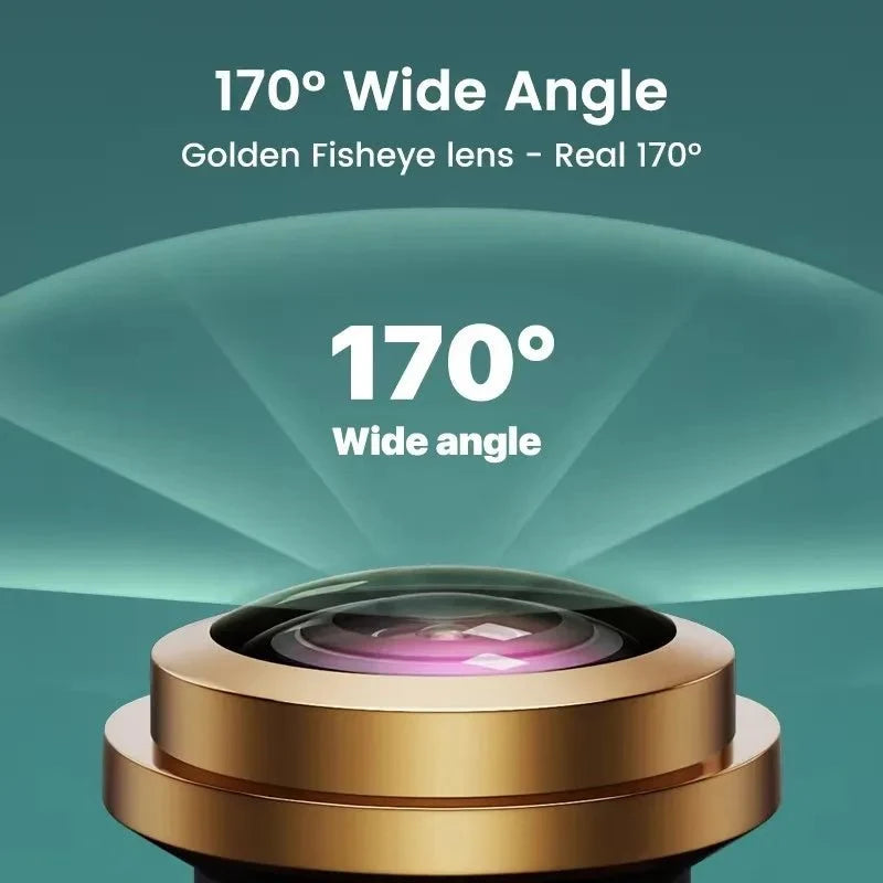 Golden Fisheye Car Rear View Camera 170 Degree AHD Waterproof Full HD Night Vision - stepyours.com
