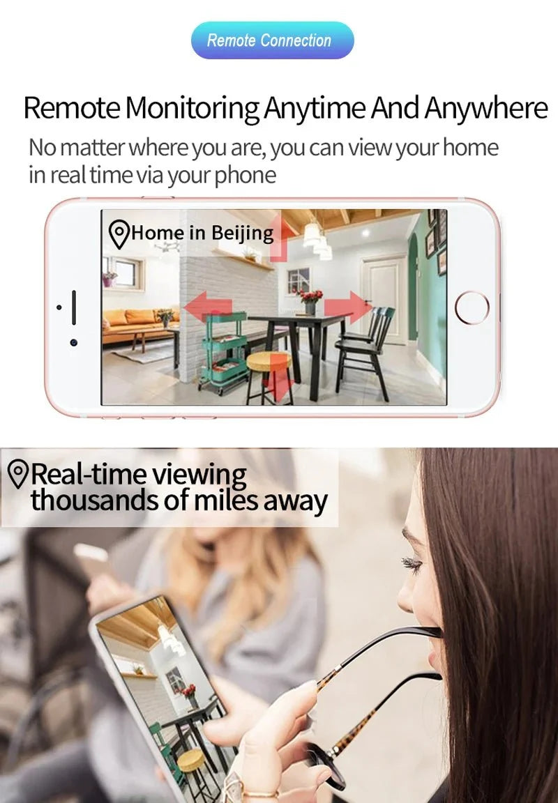 Tuya PTZ IP Camera With Auto Tracking And Wireless Night Vision 1080P - stepyours.com