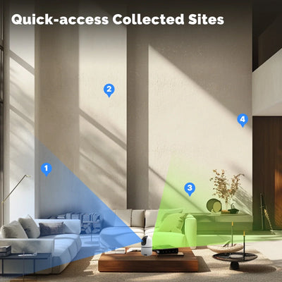 Moes Tuya WiFi 4MP Dual Lens Indoor Cam With Night Vision Motion Two Way Audio - stepyours.com