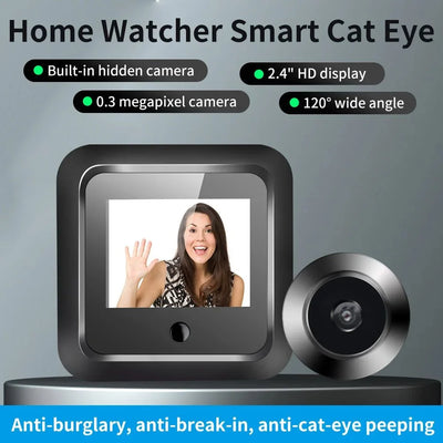 2.4 Inch Peephole Door Viewer 120 Degree HD Security Monitor - stepyours.com