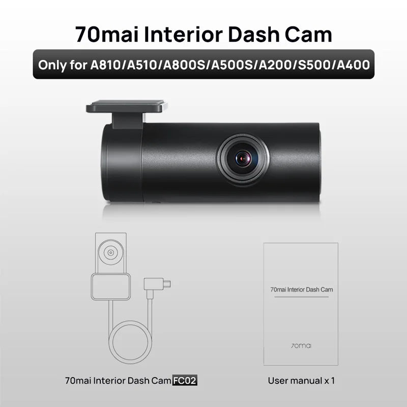 70mai Rear Camera RC Series For A800SE A510 A200 X800 T800 - stepyours.com