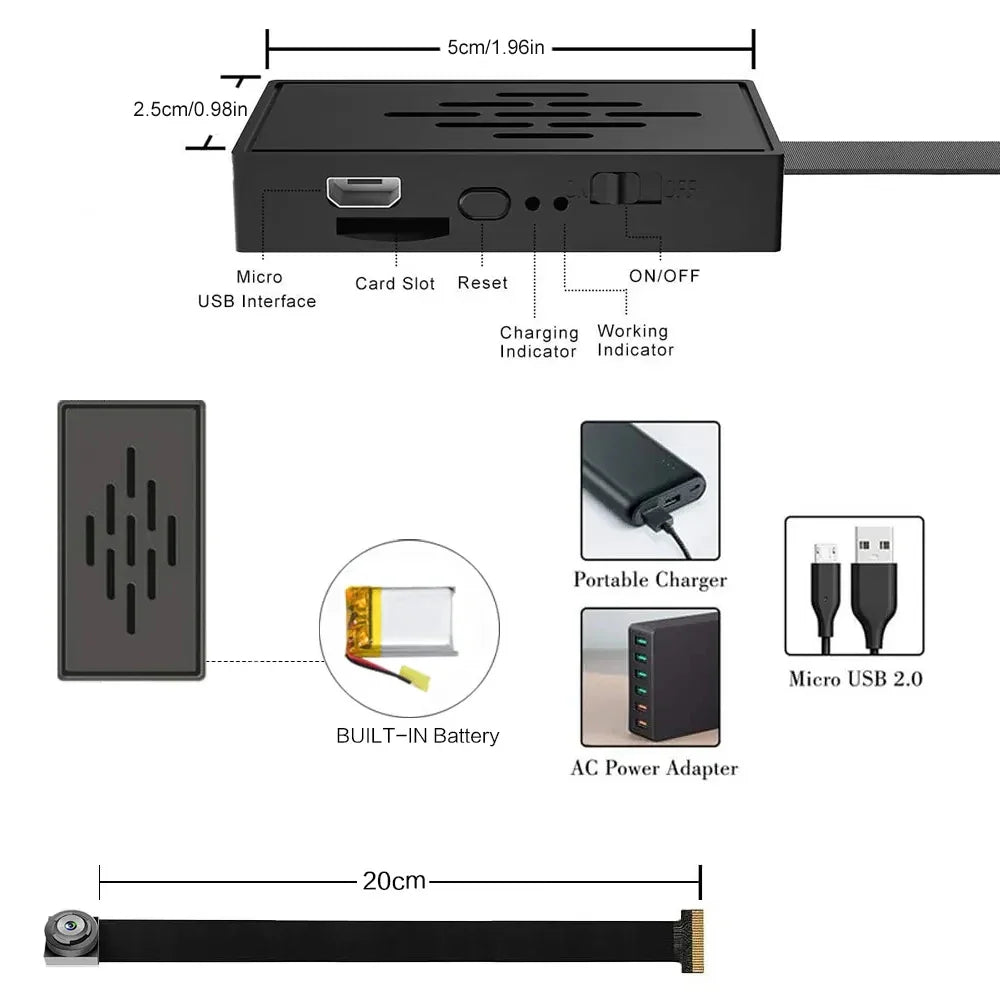 1080P Mini WiFi Camcorder With P2P Remote Viewing Motion - stepyours.com