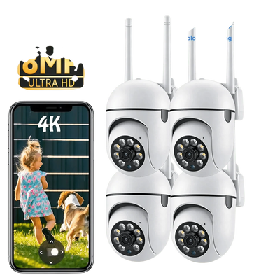 OKam Pro Indoor 8MP WiFi IP Camera - Smart Tracking And 355 Degree Pan - stepyours.com
