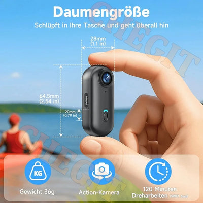 4K Motorcycle Action Camera Lightweight POV Cam For Bicycle Vlog - stepyours.com