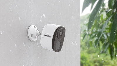H View PIR Battery Powered Wireless Outdoor Security Camera 2K 3MP WiFi Siren - stepyours.com