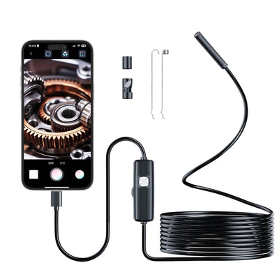 7.0mm Type C Endoscope Camera IP67 Waterproof Borescope With 6 LEDs Android PC - stepyours.com