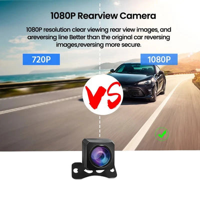 10 Inch 1080P Night Vision Car Dash Cam With Touch Screen And Rear View Mirror - stepyours.com
