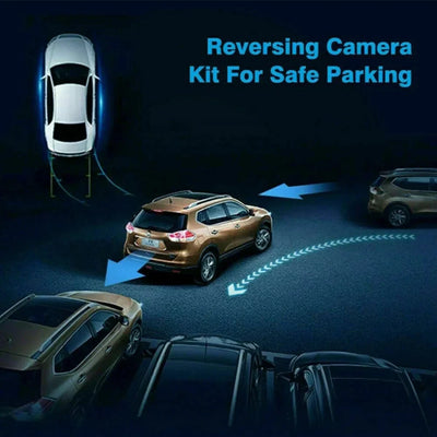 4 8 12 LED European License Plate Rearview Camera Frame Night Vision For Truck - stepyours.com