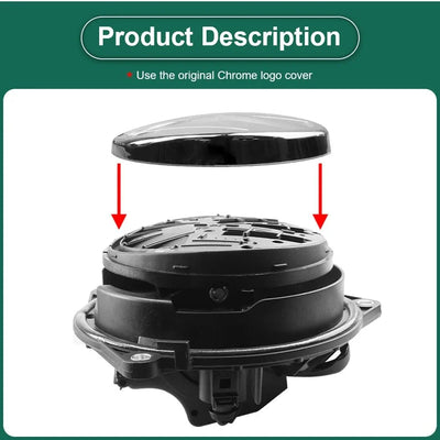 170 Degree AHD 1080P Flip Emblem Rear View Camera For VW Golf 6 7 8 - stepyours.com