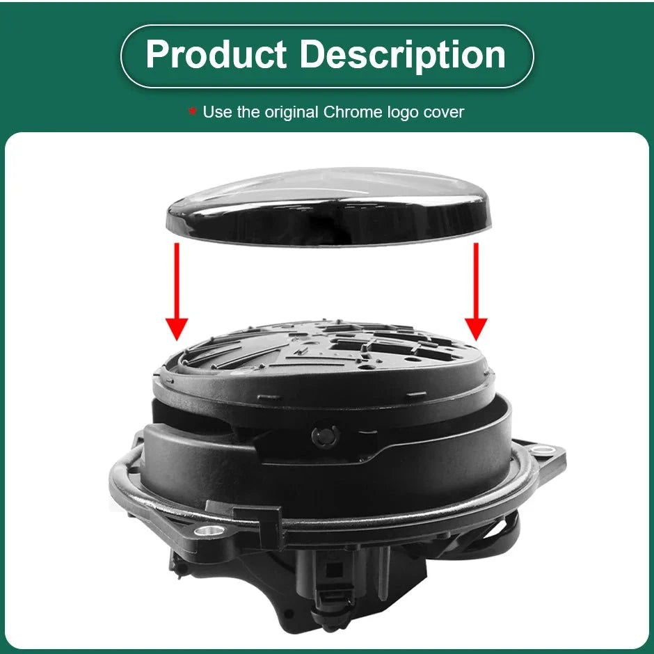 170 Degree AHD 1080P Flip Emblem Rear View Camera For VW Golf 6 7 8 - stepyours.com