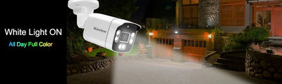 Keview PoE IP Camera - 8MP 4K Outdoor Security Bullet H265 IP66 Weatherproof - stepyours.com