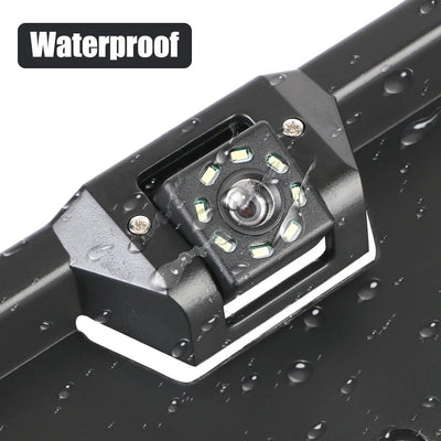 12V Car Rear View Camera 4 And 8 LED License Plate Holder Parking Sensor - stepyours.com