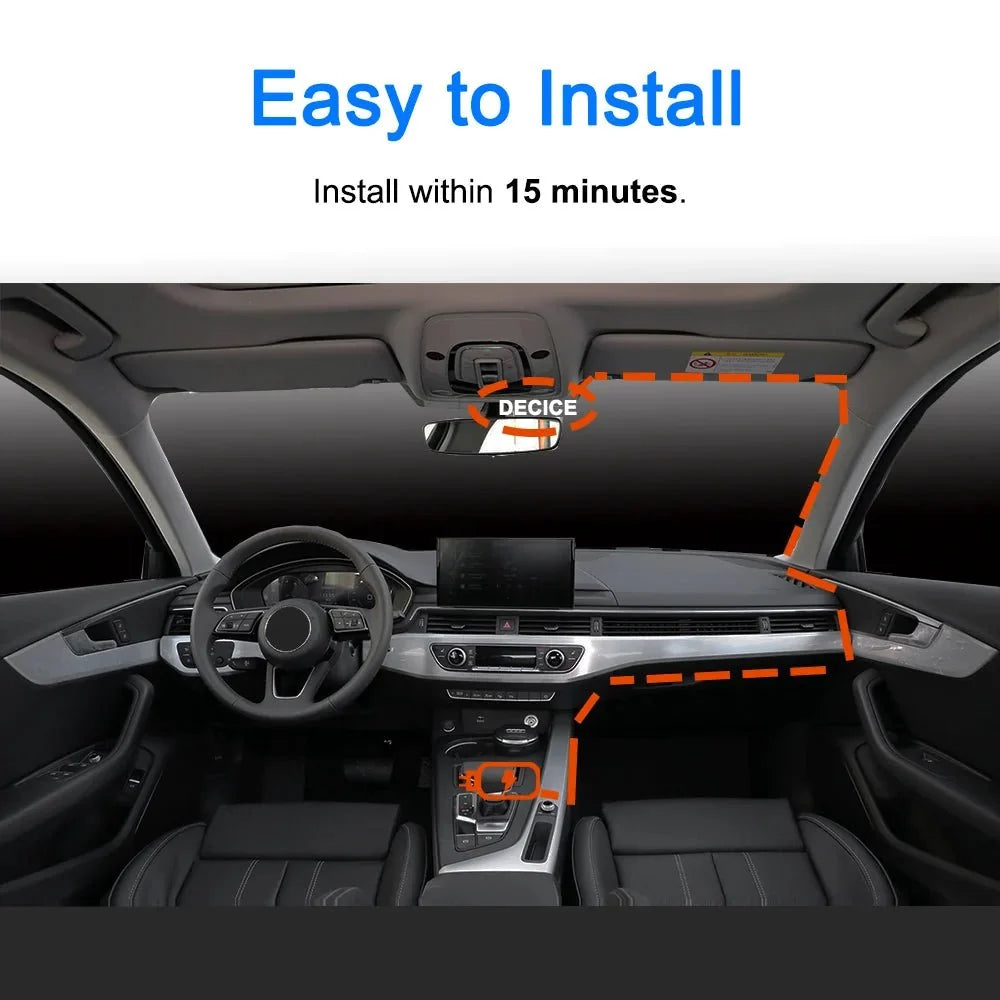 Aprilboy 4K WiFi Dash Cam Front And Rear Night Vision G Sensor Parking Monitor - stepyours.com