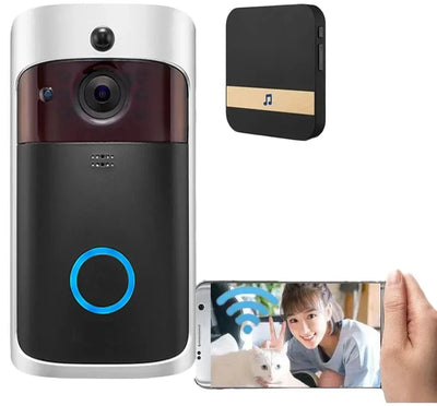HD Video Doorbell WiFi Night Vision With Motion Alerts - stepyours.com