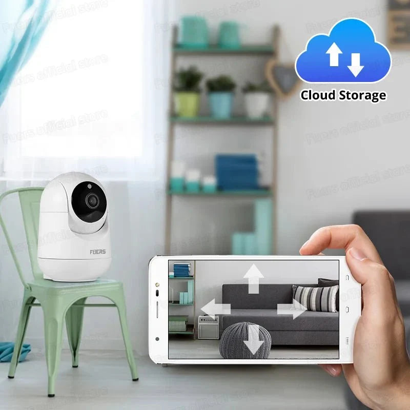 5MP HD WiFi Security Camera With Motion Detection For Baby And Pet Monitor Alexa - stepyours.com