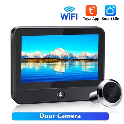 Awapow Tuya Wireless Doorbell 1080P Night Vision Display - stepyours.com