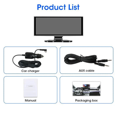 11.26 Inch 4K Dual Lens Dash Cam With Wireless CarPlay Android Auto GPS WiFi - stepyours.com