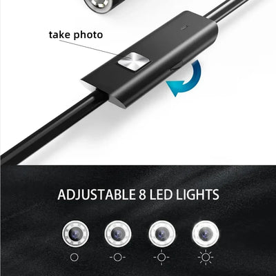 HD1920P Endoscope Camera - Type C Inspection For Car Sewer And Pipeline IP67 - stepyours.com