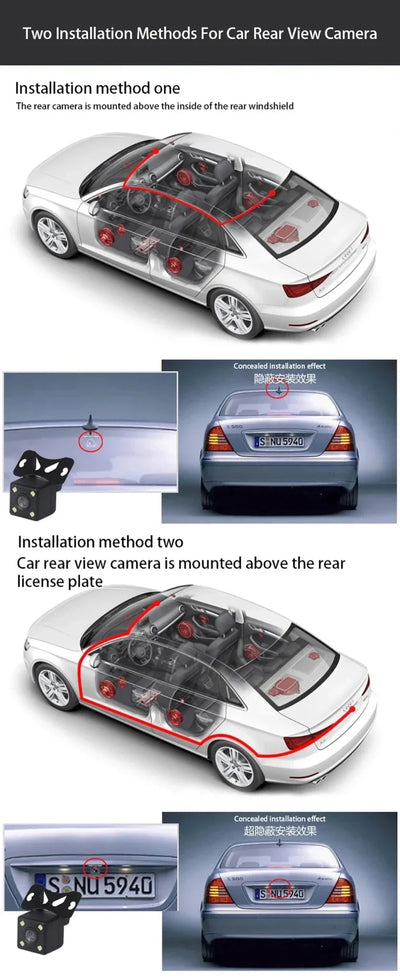 4K Dual Lens Dash Cam Car DVR With WiFi App Front Rear Night Vision - stepyours.com