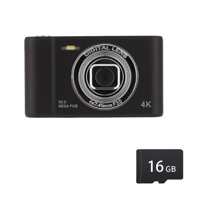 4K Digital Camera Travel Selfie Camera 36MP 1080p 2.4in Screen Optical Zoom - stepyours.com