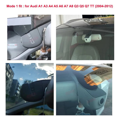 Plug And Play Audi Dash Cam With App Control 1080p Front Camera A3 A4 A5 A6 Q5 Q7 - stepyours.com
