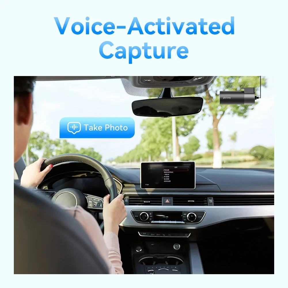 Pictrey M2 2K Dash Cam Night Vision 330 Degree Rotatable Car DVR Parking Monitor - stepyours.com