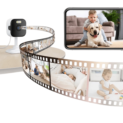 BESDER 5MP Mini Cube Camera - AI Human Detection and Two - Way Audio - stepyours.com