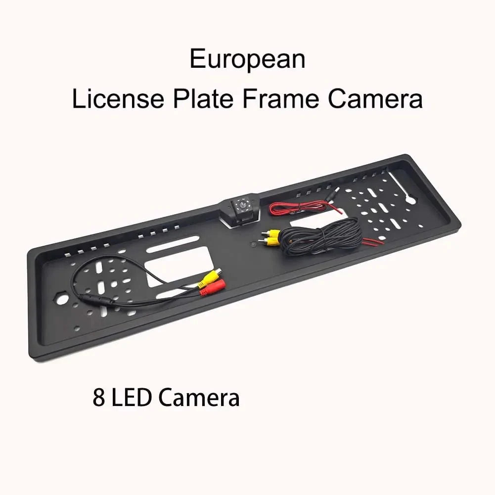 European LED License Plate Rearview Camera For Truck SUV Camper Night Vision - stepyours.com